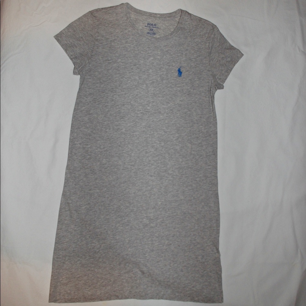 Polo by Ralph Lauren: Gray T-Shirt Dress